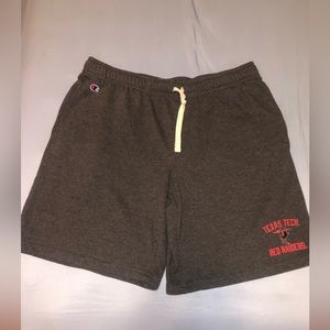 Champion x Texas tech grey shorts